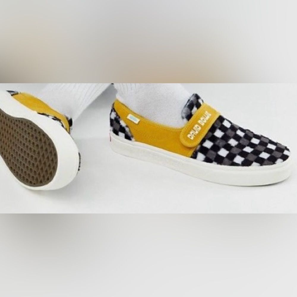 Limited Vans x David Bowie Hunky Dory flats Slip on Shoes sneakers loafers